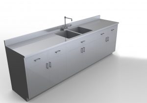 Mopec base cabinet with sink