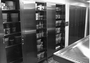 Mopec vented storage cabinet